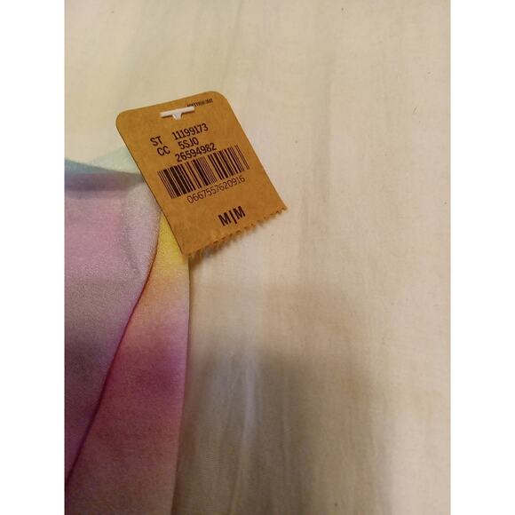 Victoria's Secret Medium Pink Ombre Tie Dye Boyshort Panties Pink Sunset - Picture 2 of 5